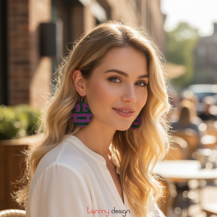 Khuyên tai đũi tơ EARING MULTICOLOR  ( các mẫu )